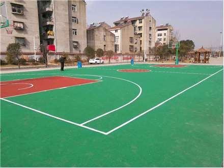 籃球場地施工002