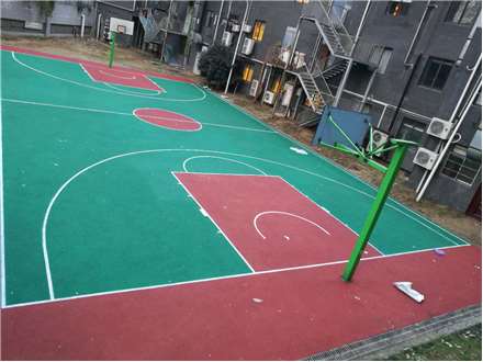 籃球場地施工003