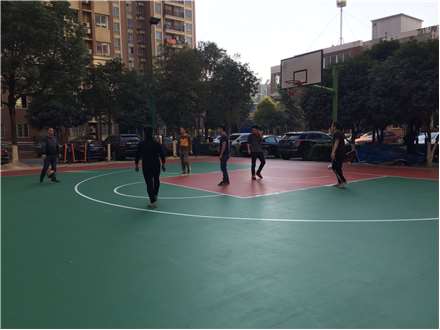 籃球場地施工007